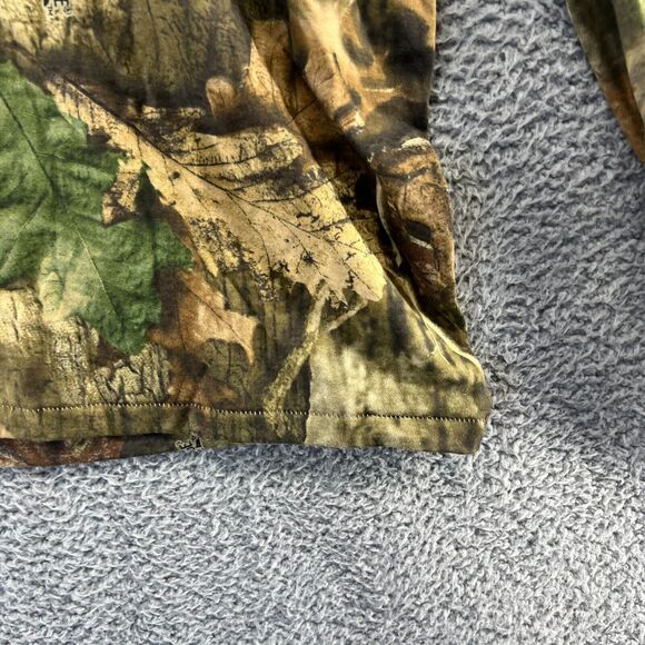Vintage Ace Sportswear Shirt Mens 2XL Green Advantage Camo All Over USA Mock 90s - Picture 2 of 11